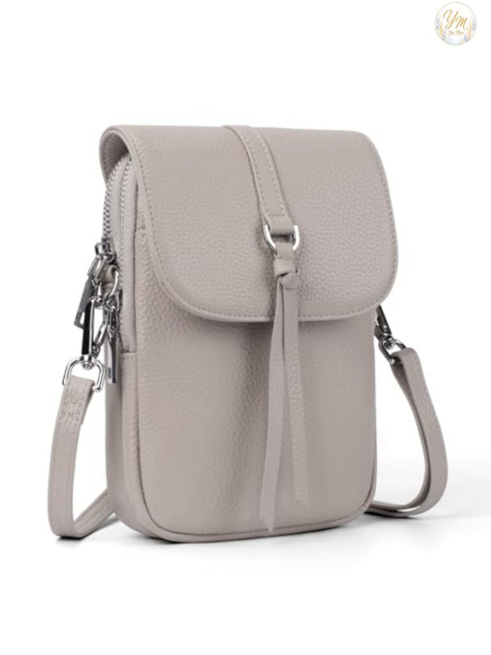 Genuine Leather Small Crossbody Bag RFID Cell Phone Purse for Women